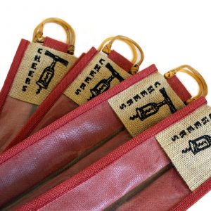 Cane Handle & PVC pannel – Burgundy – Corkscrew