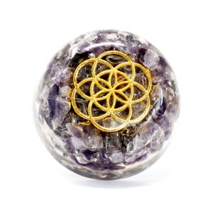 Orgonite Desk Power Packs – Amethyst Dome
