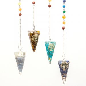 Orgonite Power Chakra Pendulum – Tree of Life