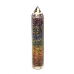 Orgonite Power Wand 15cm Copper and Gemchips