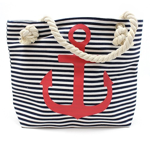 Rope Handle Bag - Red Anchor - Image 2