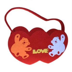 Spring Felt Gift Bags – Two Hearts Asst