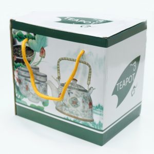 Herbal Teapot Set – Classic White