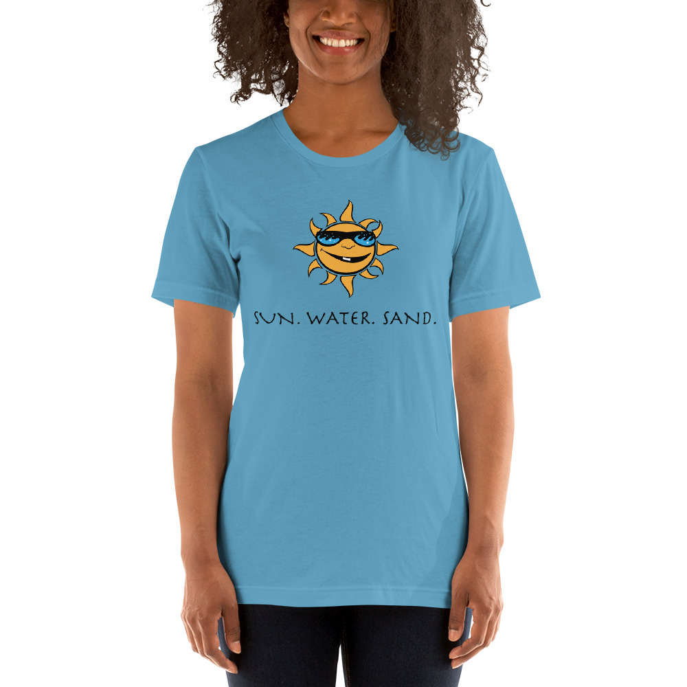 Sun, Water, Sand - Unisex t-shirt - Image 4