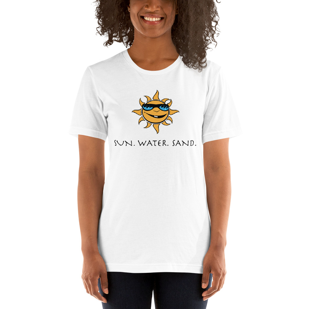Sun, Water, Sand - Unisex t-shirt
