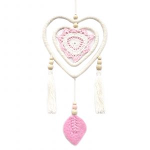 Dream Catcher – Medium Pink Heart in Heart