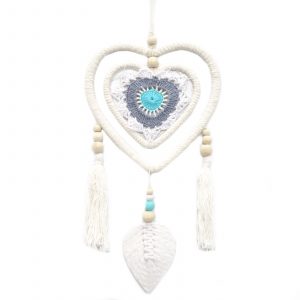 Dream Catcher – Medium Blue Heart in Heart