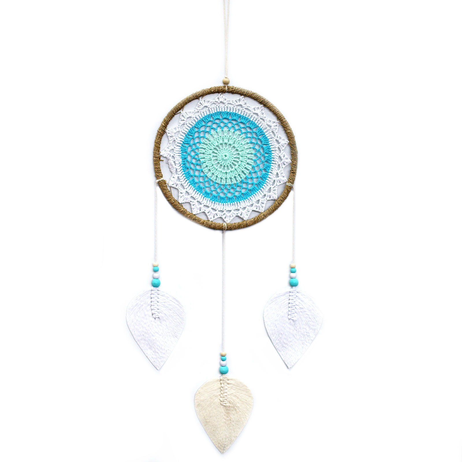 Dream Catcher - Large Turquoise Elemental Spirits - Image 6
