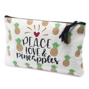 Classic Zip Pouch – Pineapples