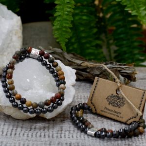 Magnetic Gemstone Bracelet – Picasso Jasper