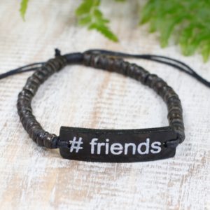 Coco Slogan Bracelets – #Friends