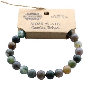 Power Bracelet – Moss Agate