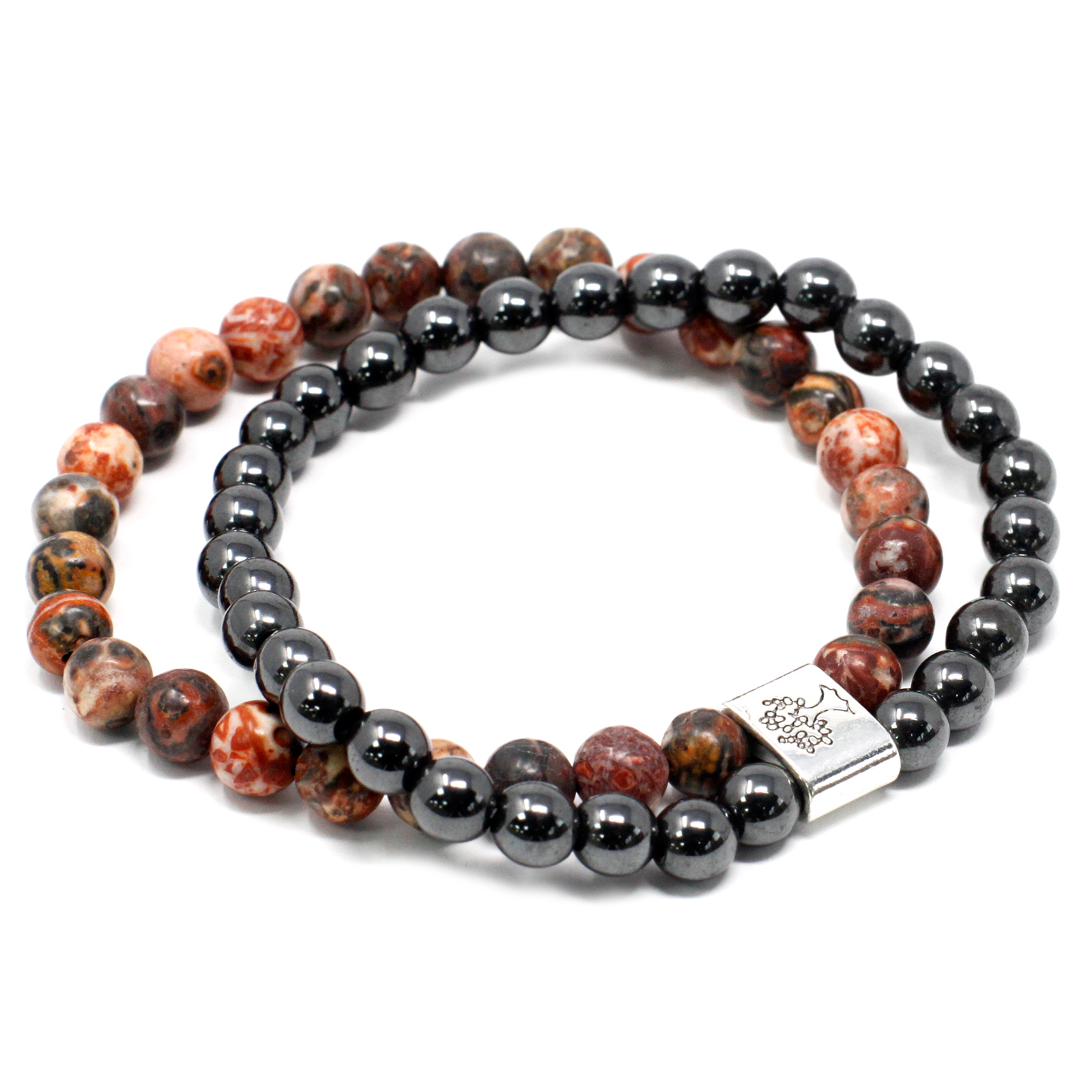 Magnetic Gemstone Bracelet - Leopard Skin - Image 4