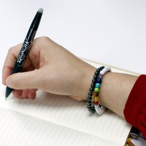 Magnetic Gemstone Bracelet – White Howlite Chakra