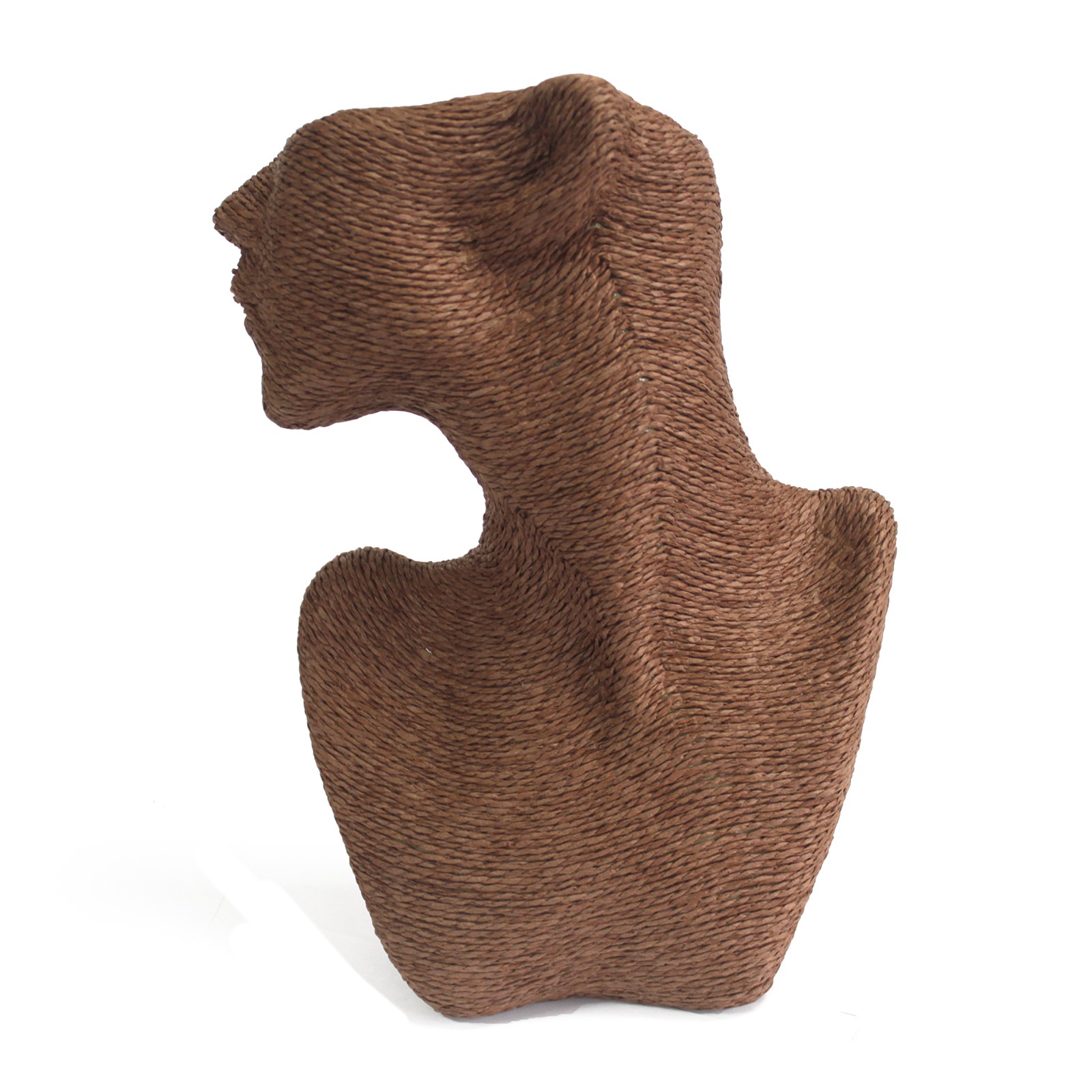 Classic Earring and Necklace Bust - Chocolate - Image 4