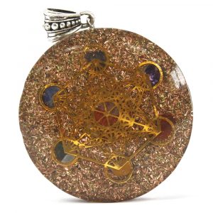 Orgonite Power Pendant – Multi Power Chakra – Lrg