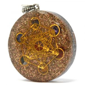 Orgonite Power Pendant – Multi Power Chakra – Lrg