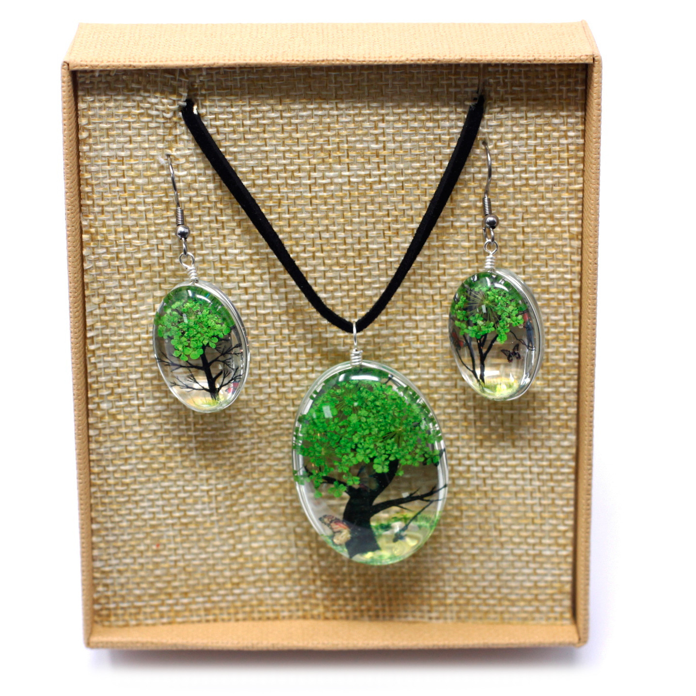 Pressed Flowers - Tree of Life set - Green - Image 2