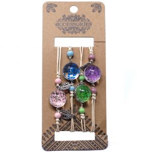 Pressed Flowers – Pretty Flower and Leaf Bracelet
