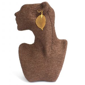 Earrings – Bravery Leaf – Gold