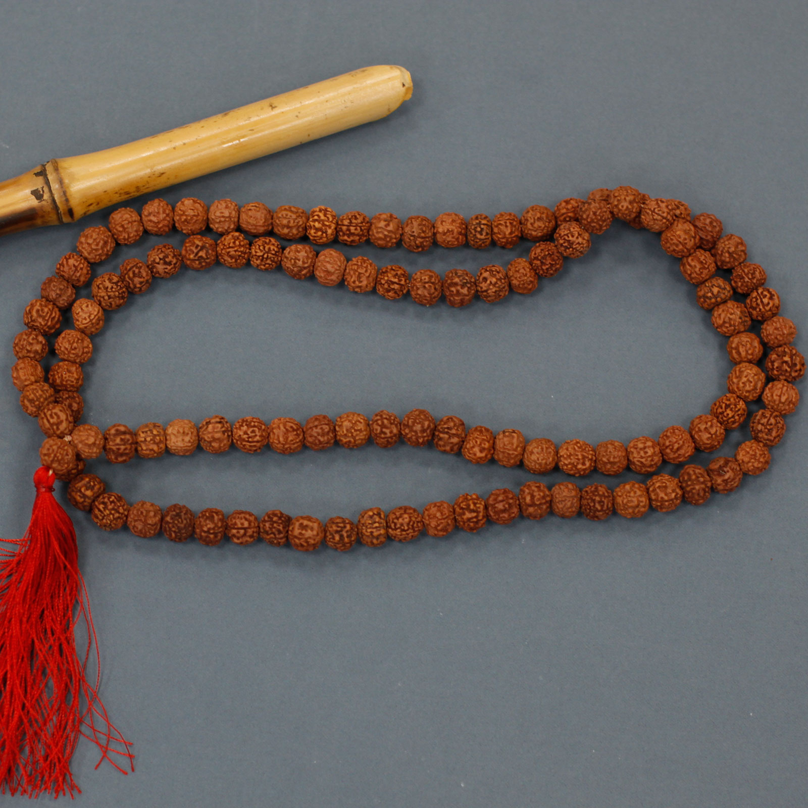 108 Rudraksha Mala - Brown - Image 3