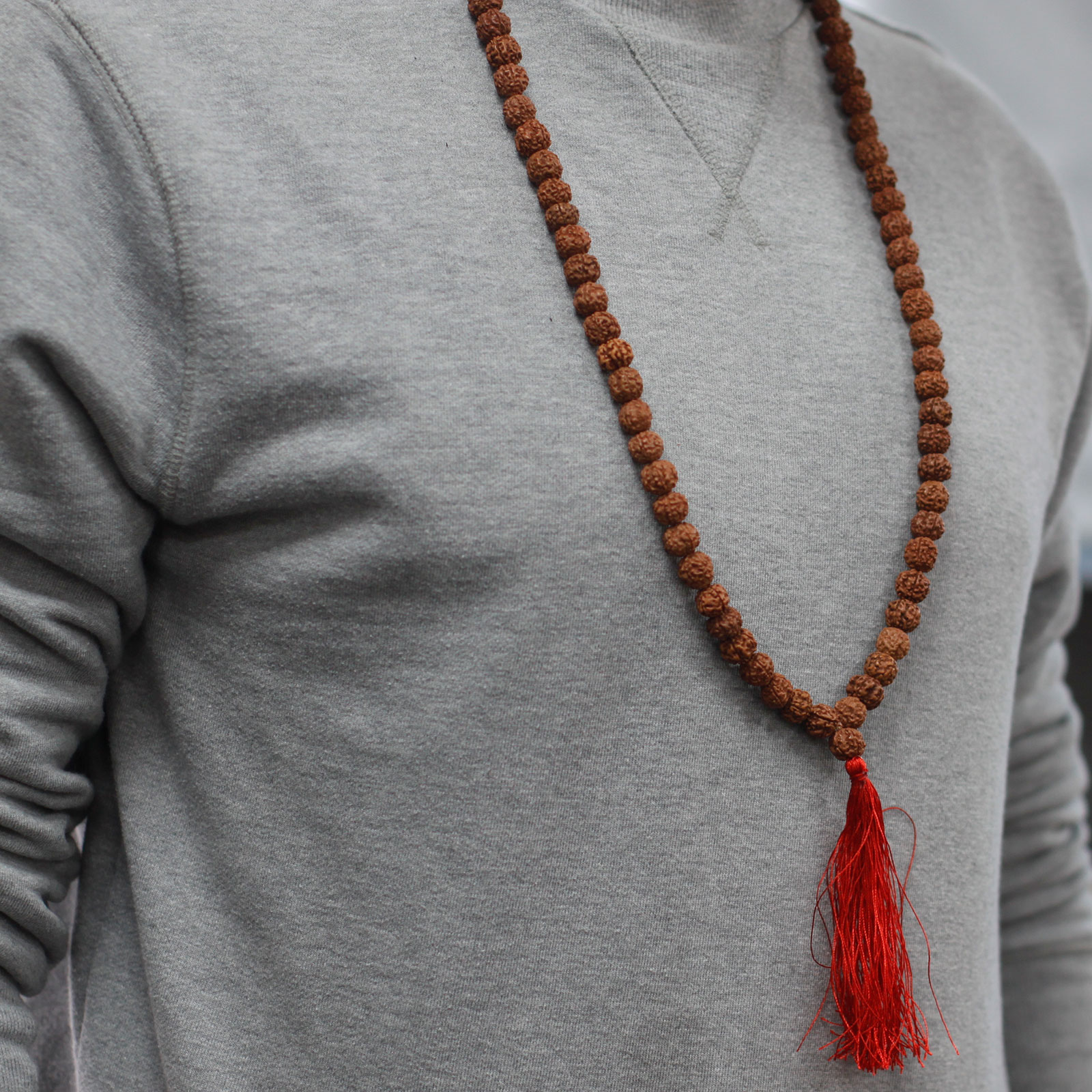 108 Rudraksha Mala - Brown - Image 2