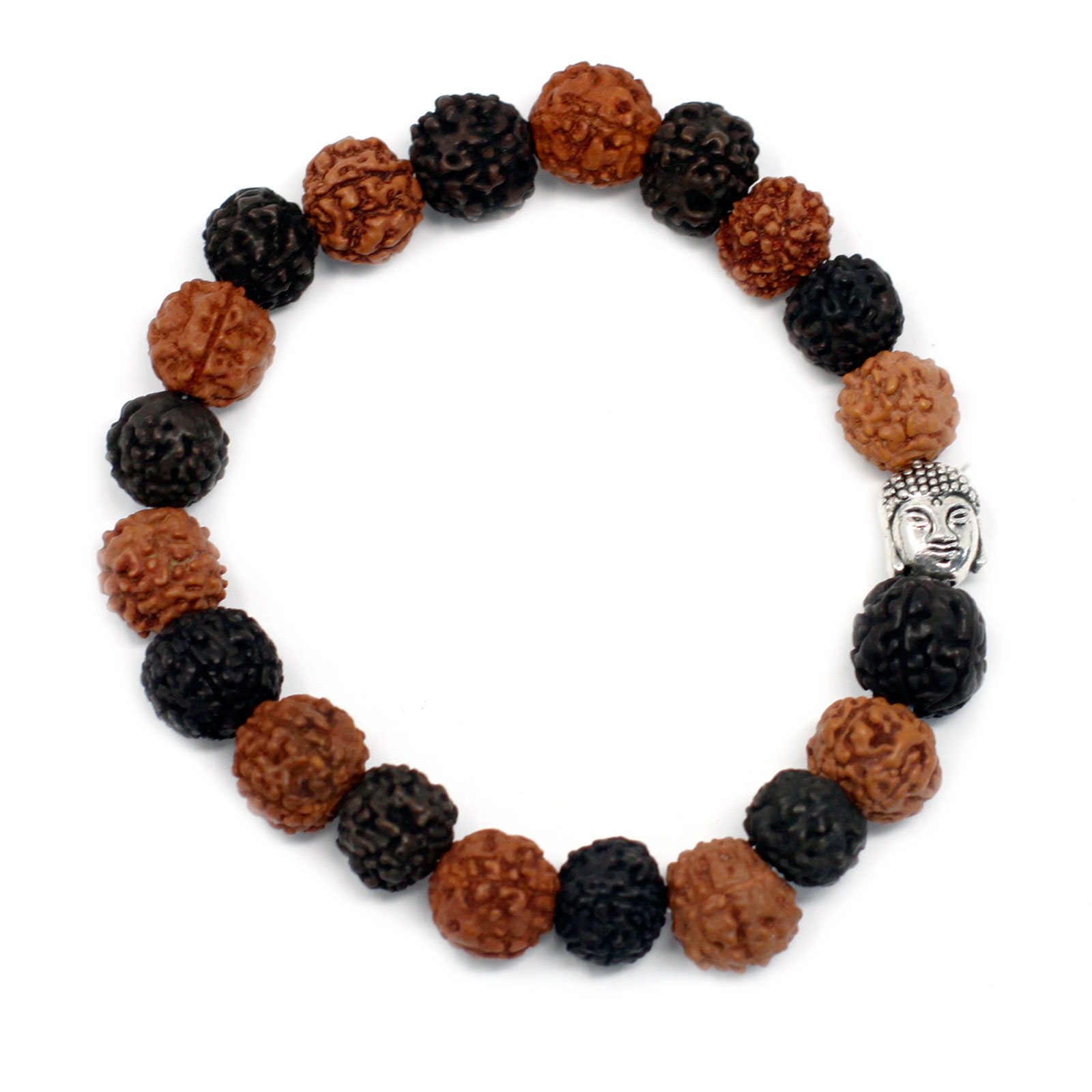 Rudraksha Buddah Bangle Mala - Mix - Image 5