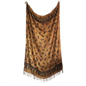 Bali Gecko Sarongs – Chocolate