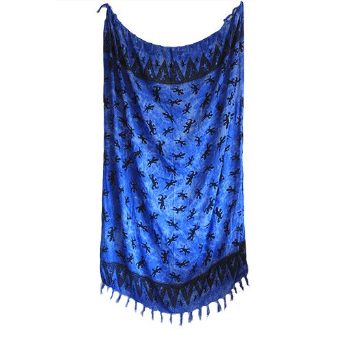 Bali Gecko Sarongs - Blue - Image 2