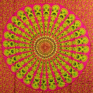 Ruby Lime Mandala Sarongs