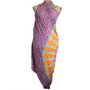 Teal Purple Mandala Sarongs