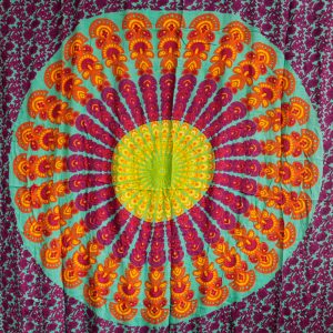 Teal Purple Mandala Sarongs