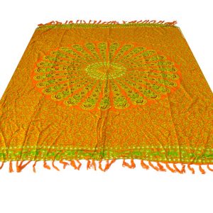 Lime Orange Mandala Sarongs