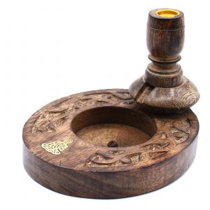 Sm Mango Wood Backflow Burner – Brass Buddha
