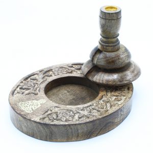 Med Mango Wood Backflow Burner – Brass Buddha