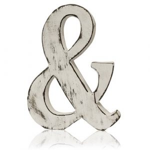 Shabby Chic Letters – &;