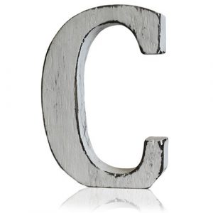 Shabby Chic Letters – C