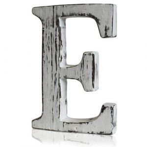 Shabby Chic Letters – E