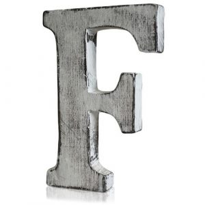 Shabby Chic Letters – F