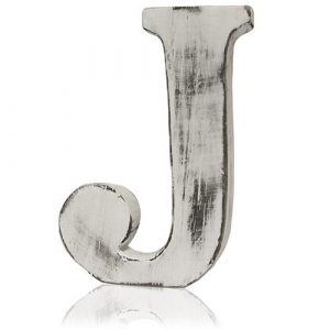 Shabby Chic Letters – J
