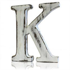 Shabby Chic Letters – K