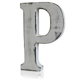 Shabby Chic Letters – P