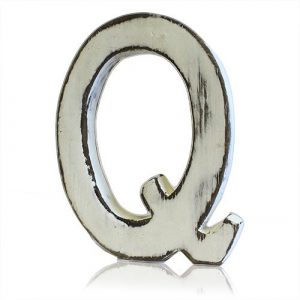 Shabby Chic Letters – Q