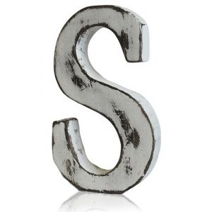 Shabby Chic Letters – S