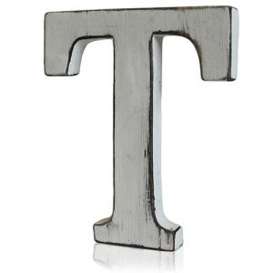 Shabby Chic Letters – T